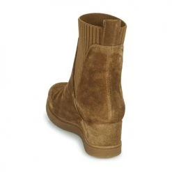 Nouveau 🔥 Chaussures Femme Bottines Unisa JUALO Camel 🥰 -Bottines Boutique 22913797 500 E