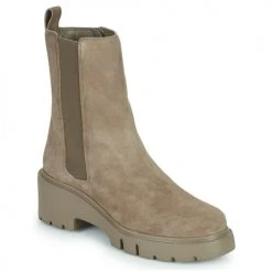 Bon marché ⭐ Chaussures Femme Boots Unisa JAJUN Taupe 😀