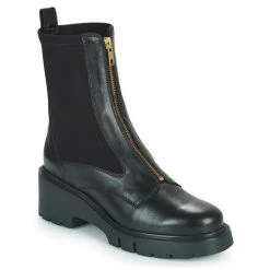 Bon marché ⭐ Chaussures Femme Boots Unisa JOGIN Noir ✔️