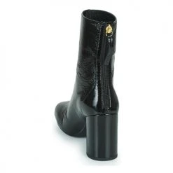 Bon marché 🌟 Chaussures Femme Bottines Unisa UNITY Noir vernis ❤️ -Bottines Boutique 22913812 500 E