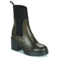 Vente flash 🌟 Chaussures Femme Bottines Semerdjian Kaki 😍