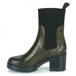 Vente flash 🌟 Chaussures Femme Bottines Semerdjian Kaki 😍 -Bottines Boutique 22916216 500 D