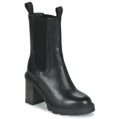 Budget 🎁 Chaussures Femme Bottines Semerdjian Noir 👏