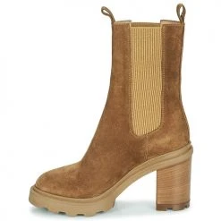 Grosses soldes ⭐ Chaussures Femme Bottines Semerdjian Marron ⌛ -Bottines Boutique 22916220 500 D