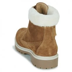 Remise 👏 Chaussures Femme Boots Casual Attitude TSILENE Marron foncé 🥰 -Bottines Boutique 22947932 500 E