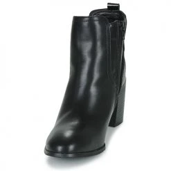 Grosses soldes ✨ Chaussures Femme Bottines The Divine Factory QL4723-NOIR Noir ⭐ -Bottines Boutique 22968123 500 C