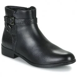 Vente flash 🎉 Chaussures Femme Boots The Divine Factory QL4733-NOIR Noir 🥰