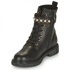 Tout neuf 🎁 Chaussures Femme Boots Marco Tozzi UN Noir / Doré 🧨 -Bottines Boutique 22986002 500 C