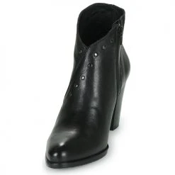 Coupon 😉 Chaussures Femme Bottines Fericelli PIVERT Noir 🎁 -Bottines Boutique 23132118 500 C