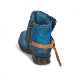 Meilleur prix 🥰 Chaussures Femme Boots Airstep / A.S.98 SAINT Bleu 🔔 -Bottines Boutique 2900583 500 E