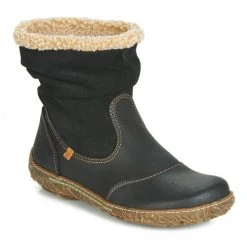 Budget 🔔 Chaussures Femme Boots El Naturalista NIDO Noir 🧨