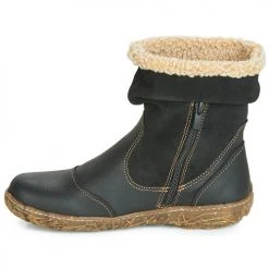 Budget 🔔 Chaussures Femme Boots El Naturalista NIDO Noir 🧨 -Bottines Boutique 391781 500 D