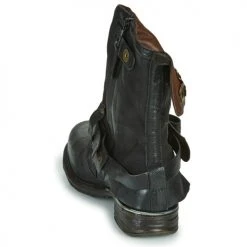 Sortie 🛒 Chaussures Femme Boots Airstep / A.S.98 SAINT BIKE Noir 😉 -Bottines Boutique 432890 500 E