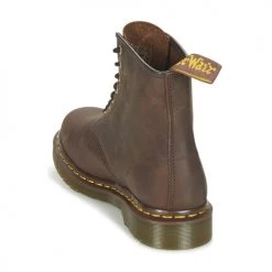 Le moins cher 🔥 Chaussures Boots Dr. Martens 1460 Marron foncé 😍 -Bottines Boutique 4842 500 E