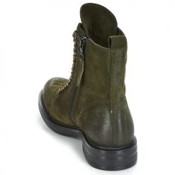 Bon marché 🔥 Chaussures Femme Boots Mjus CAFE CHAIN Kaki 🥰 -Bottines Boutique 5939799 500 E