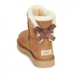 Meilleure vente 🧨 Chaussures Femme 💯 Boots UGG MINI BAILEY BOW II Camel ❤️ -Bottines Boutique 6021521 500 E