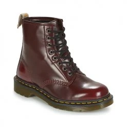 Offres 🧨 Chaussures Boots Dr. Martens VEGAN 1460 Rouge ✨