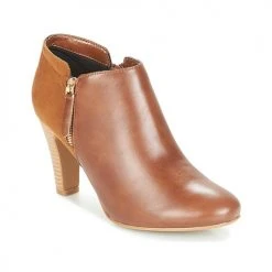 Le moins cher ✨ Chaussures Femme Low 😉 boots Moony Mood FADI Camel ✔️